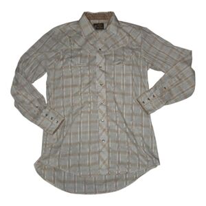 Vintage Kenny Rogers Men's Western Plaid Button Down Shirt